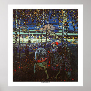 Riding Couple door Wassily Kandinsky Poster