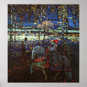 Riding Couple door Wassily Kandinsky Poster (Voorkant)