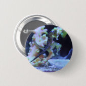 Riding door de oceaan ronde button 5,7 cm (Voorkant /achterkant)