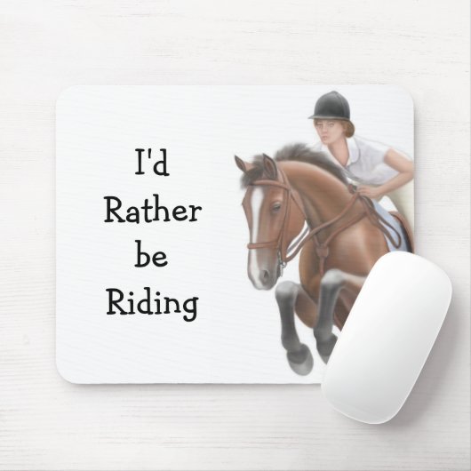 Riding Equestrian Mousepad Muismat (Met muis)