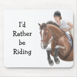 Riding Equestrian Mousepad Muismat