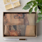 "Riding Herd" Westerne kunst van Edward Borein Tissuepapier (Geschenk)