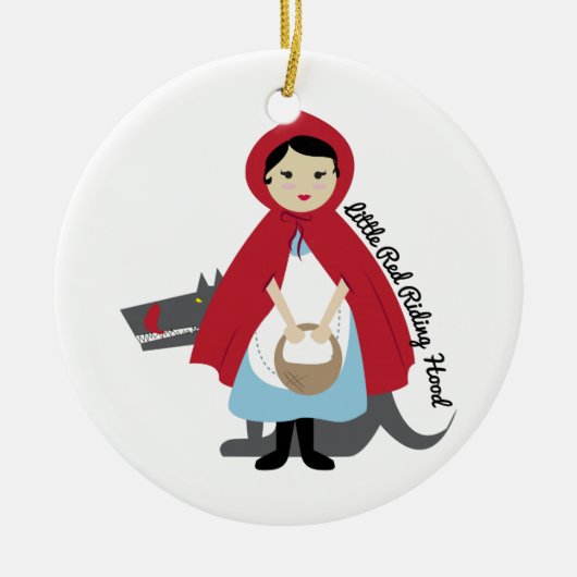 Riding Hood Keramisch Ornament (Voorkant)