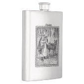Riding Hood Wolf Fairy Tale Black White Flacon (Rechts)