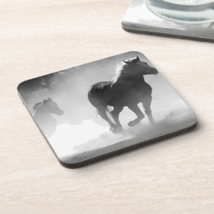 RIDING HORSES RUNNING BIER ONDERZETTER