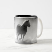 RIDING HORSES RUNNING TWEEKLEURIGE KOFFIEMOK (Voorkant rechts)