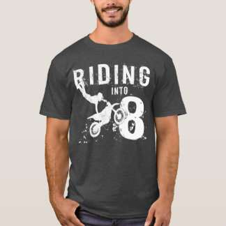 Riding in acht jaar oud 8e verjaardag t-shirt
