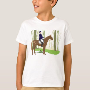Riding in de Bossen Equestrian T-Shirt