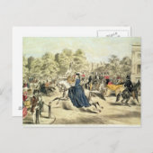 Riding in Rotten Row, Hyde Park Briefkaart (Voorkant / Achterkant)