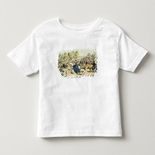 Riding in Rotten Row, Hyde Park Kinder Shirts (Voorkant)