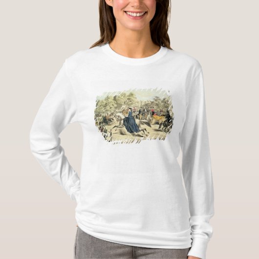 Riding in Rotten Row, Hyde Park T-shirt (Voorkant)