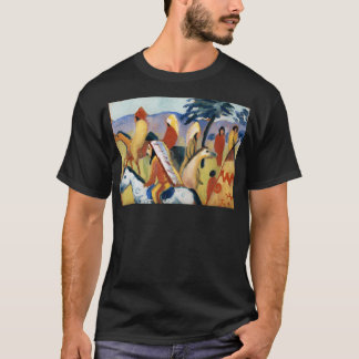 Riding Indians in de tent door August Macke T-shirt