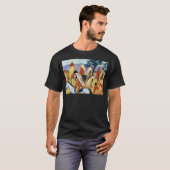 Riding Indians in de tent door August Macke T-shirt (Voorkant volledig)