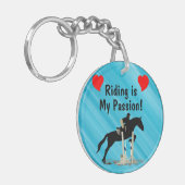 Riding is Mijn Sleutelhanger voor het paard van Pa (Voorkant Links)