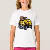 Riding Lawn Maaier Meisjes T-shirt (Voorkant)