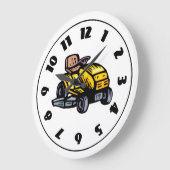 Riding Lawn Mower Clock Grote Klok (Hoek)