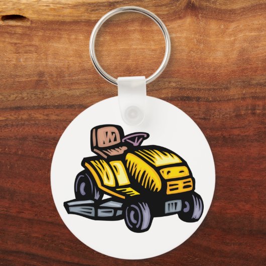 Riding Lawn Mower Sleutelhanger (Voorkant)