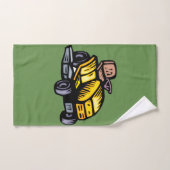 Riding Lawn Mower Towel Set Bad Handdoek (Handdoek)