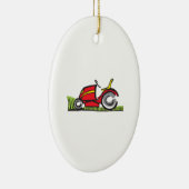 RIDING LAWNMOWER KERAMISCH ORNAMENT (Rechts)