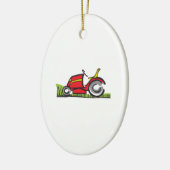 RIDING LAWNMOWER KERAMISCH ORNAMENT (Links)