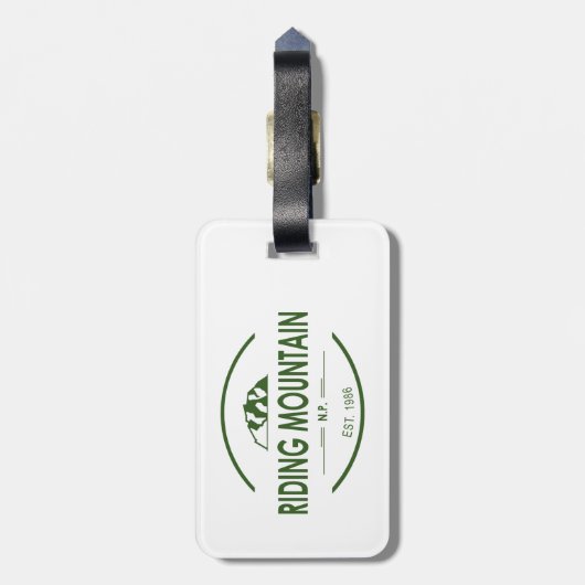 Riding Mountain Nationaal Park Bagagelabel (Achterkant verticaal)