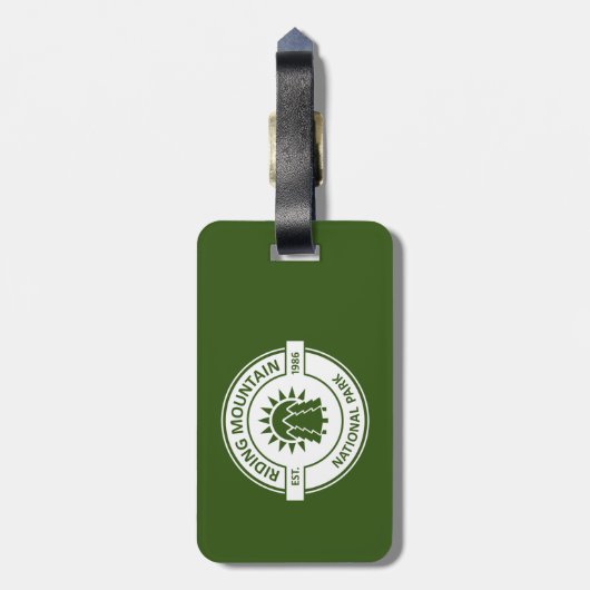 Riding Mountain National Park Bagagelabel (Achterkant verticaal)