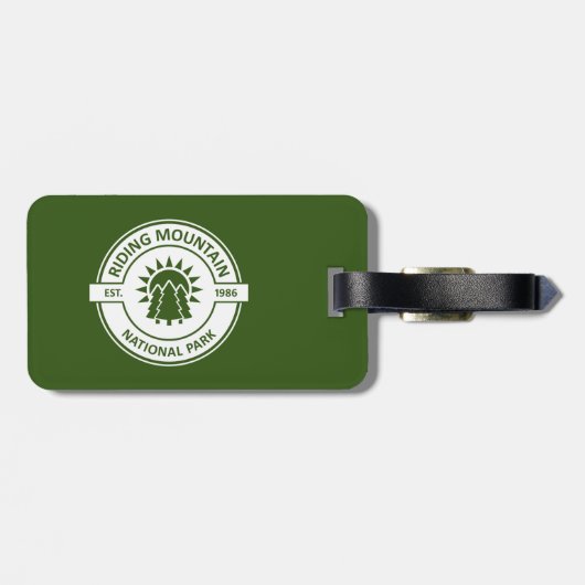 Riding Mountain National Park Bagagelabel (Achterkant horizontaal)
