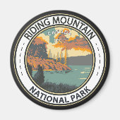 Riding Mountain National Park Canada  Badge Magneet (Voorkant)