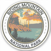 Riding Mountain National Park Canada  Badge Sticker (Voorkant)