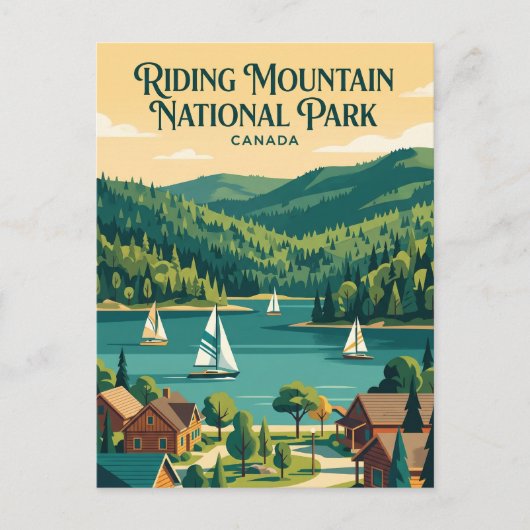 Riding Mountain National Park Canada Briefkaart (Voorkant)