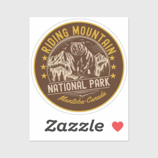 Riding Mountain National Reserve – Canada Sticker (Vel)