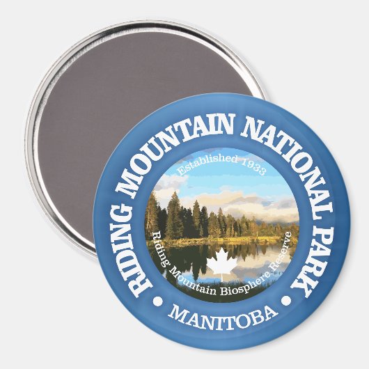 Riding Mountain NP Magneet (Voorkant / Achterkant)