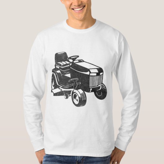 Riding Mower Lawn Garden Tractor T-shirt (Voorkant)