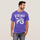Riding naar 3 jaar oude derde verjaardag t-shirt (Voorkant volledig)