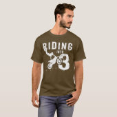 Riding naar 3 jaar oude derde verjaardag t-shirt (Voorkant volledig)