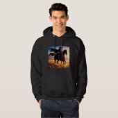 Riding on the horizon hoodie (Voorkant volledig)