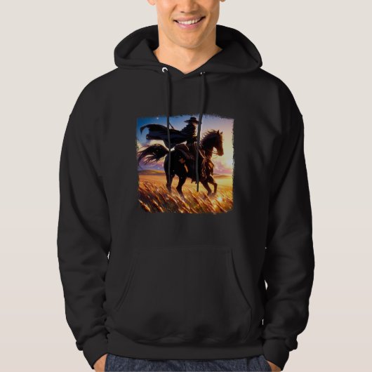 Riding on the horizon hoodie (Voorkant)