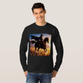 Riding on the horizon  t-shirt (Voorkant volledig)