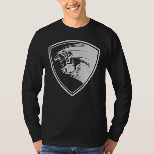 Riding paardenraces - Pentatlon 7 T-shirt (Voorkant)