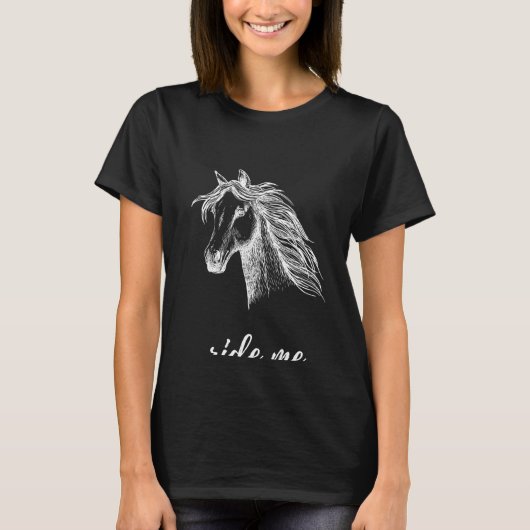 Riding Shirt Girls Horse Riding Shirt Pullover (Voorkant)