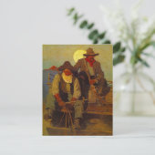 Riding Shotgun Westerne uitnodiging (Staand voorkant)