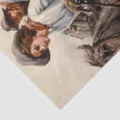 "Riding the Range" door WHD Koerner Tissuepapier (Detail)