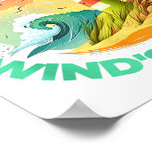 Riding The Wind's Whims Ocean Humor Lighthouse Sce Poster (Hoek)