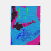 Riding van de galaxy - Scooter Rider Fleece Blanke (Voorkant)