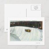 Riding van de Whiteface-curve Briefkaart (Voorkant / Achterkant)