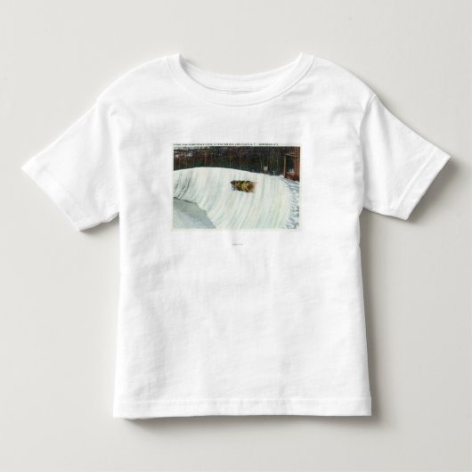 Riding van de Whiteface-curve Kinder Shirts (Voorkant)