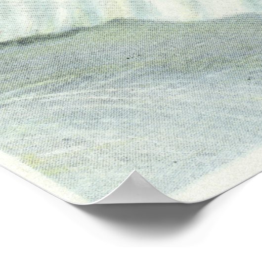 Riding van de Whiteface-curve Poster (Hoek)