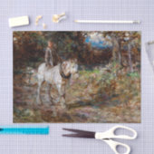 Riding van het Boerderij paard door Edward Stott Tissuepapier (Craft)