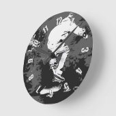 Riding van het Storm - Skateboarder Ronde Klok (Hoek)