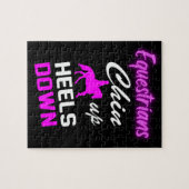 Ridingoffertes voor Equestrian Legpuzzel (Horizontaal)